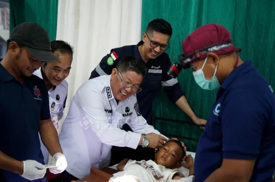 Tak Perlu Pikirkan Biaya, 108 Anak Bangka Tengah Ikuti Khitanan Gratis Bulan Bakti HUT ke-50 PT TIMAH
