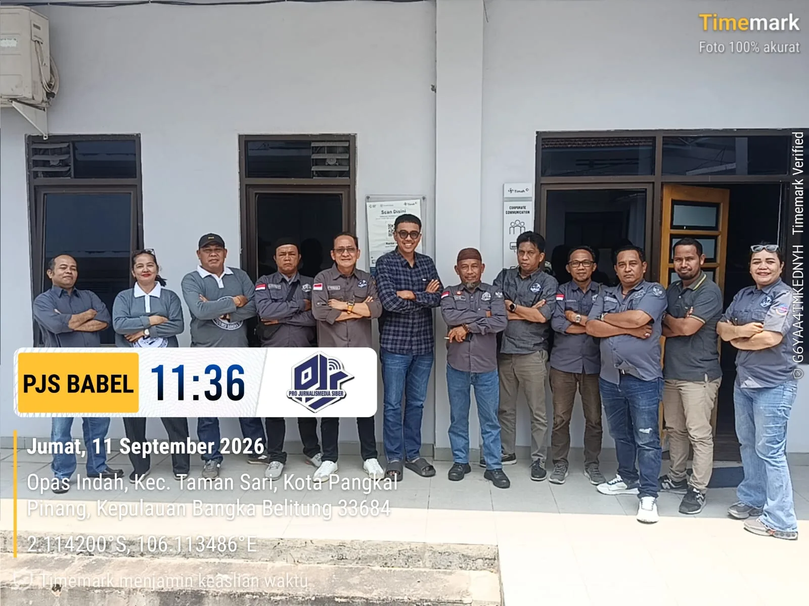 Perkuat kemitraan PJS Babel Sambangi PT TIMAH  Bahas  Sinergi Insan Pers 