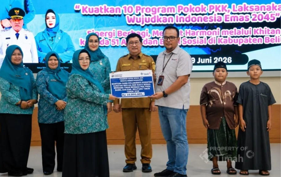 PT TIMAH Bersama PKK Babel dan PKK Belitung Timur Hadirkan Khitanan Massal Gratis 