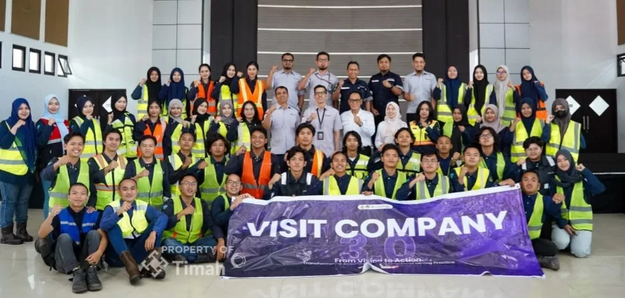 Mahasiswa Universitas Sriwijaya Intip Langsung Proses Penambangan Timah di PT TIMAH