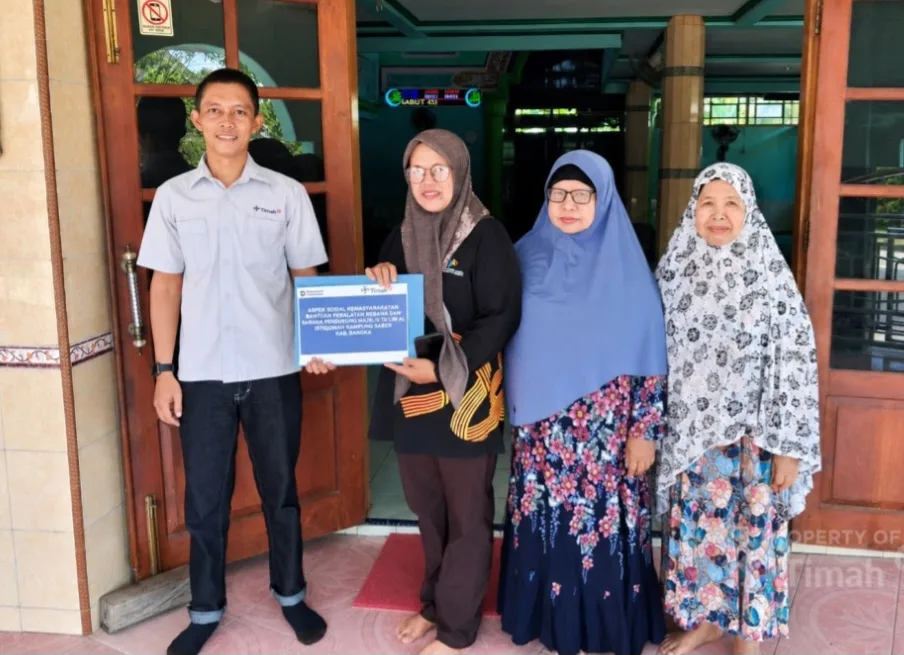 Dukung Kelestarian Seni Rebana, PT TIMAH Salurkan Bantuan untuk Majelis Taklim Al Istiqomah