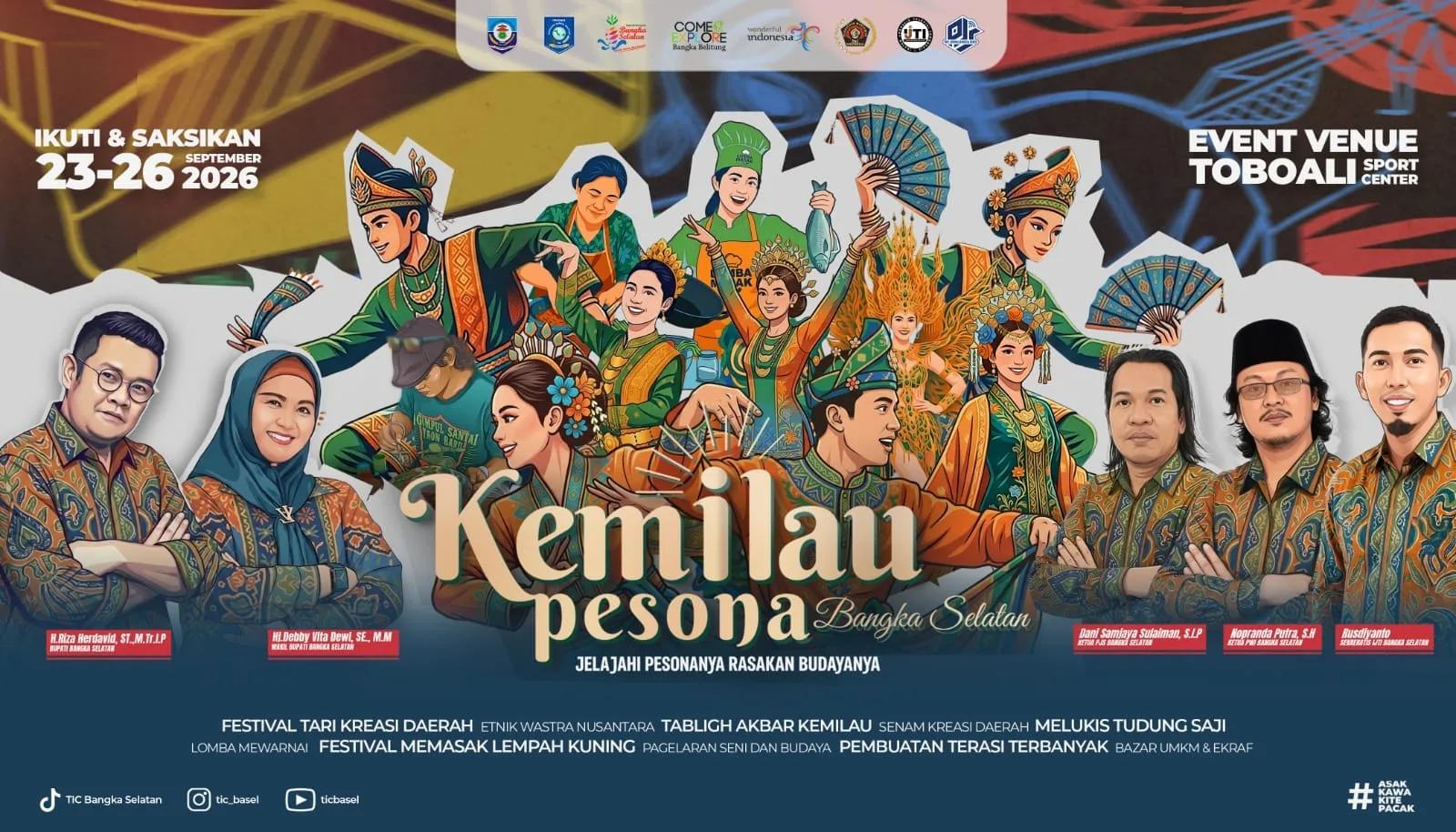Event Kemilau Pesona Basel 2026, Dua Penyanyi  Ibu Kota dan Da'i Kondang Hadir di Bangka Selatan