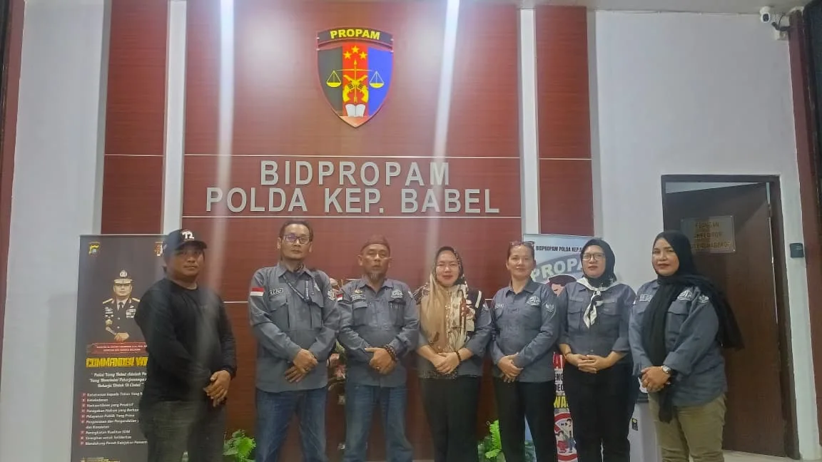 Bidpropam Polda Babel Terima Klarifikasi Ketua DPC PJS Bangka Tengah Terkait Pemberitaan TikTok BN 16