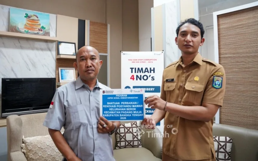 PT TIMAH Renovasi Posyandu Berok untuk Tingkatkan Layanan