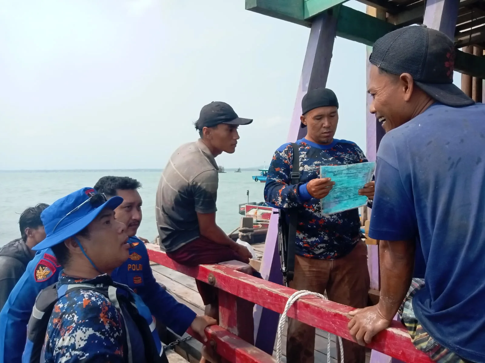 SERBU Perairan Sukadamai, Tim Patroli: Penambang Ti Tower Diimbau Hentikan Aktivitas Tanpa Izin