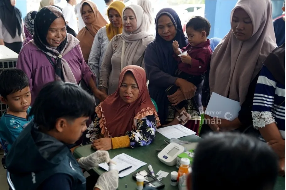 HUT ke-50 PT TIMAH  Bantu Warga Deteksi Dini Penyakit