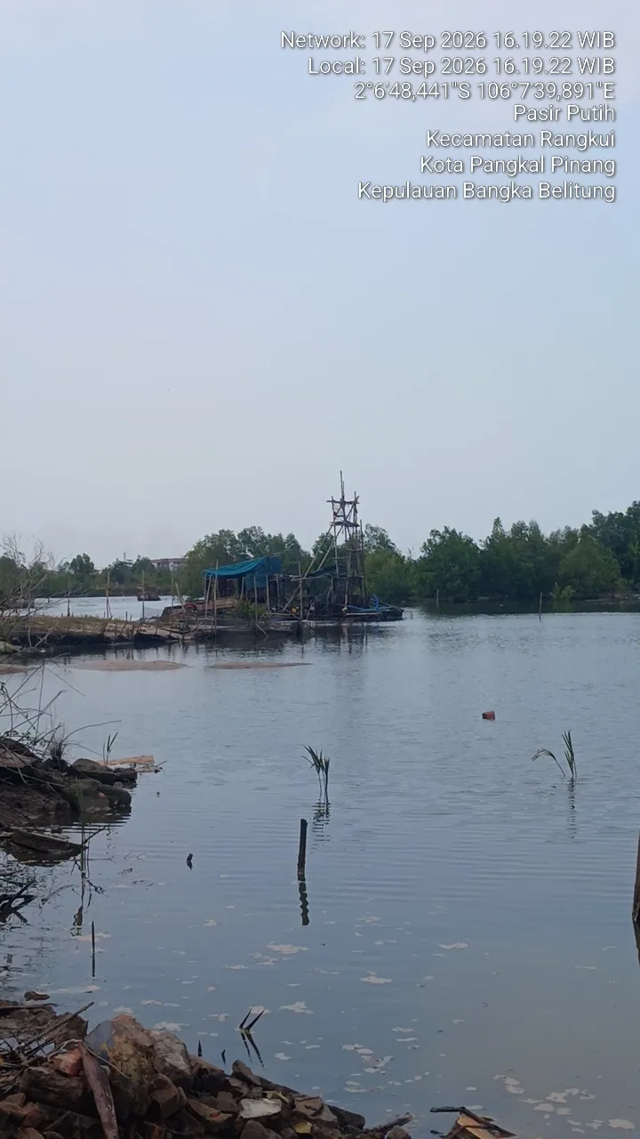 Langgar Zona Nol Tambang:  TI TOWER Kembali Hajar DAS Teluk Bayur, Pasir Putih 