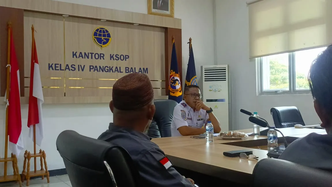 Pererat Sinergi, Silaturahmi PJS Babel ke KSOP Pangkalbalam Bahas Alur Pelayaran yang Aman