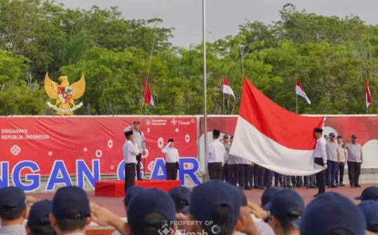 HUT ke-81 RI, PT TIMAH Kobarkan Semangat Indonesia Berdaulat untuk Kontribusi Bangsa