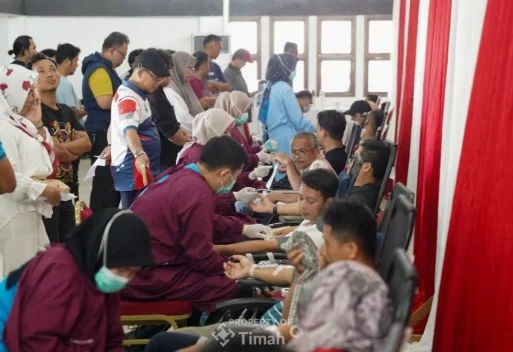 Bulan Bakti HUT ke-50, PT TIMAH Kobarkan Semangat Kemanusiaan Lewat Donor Darah