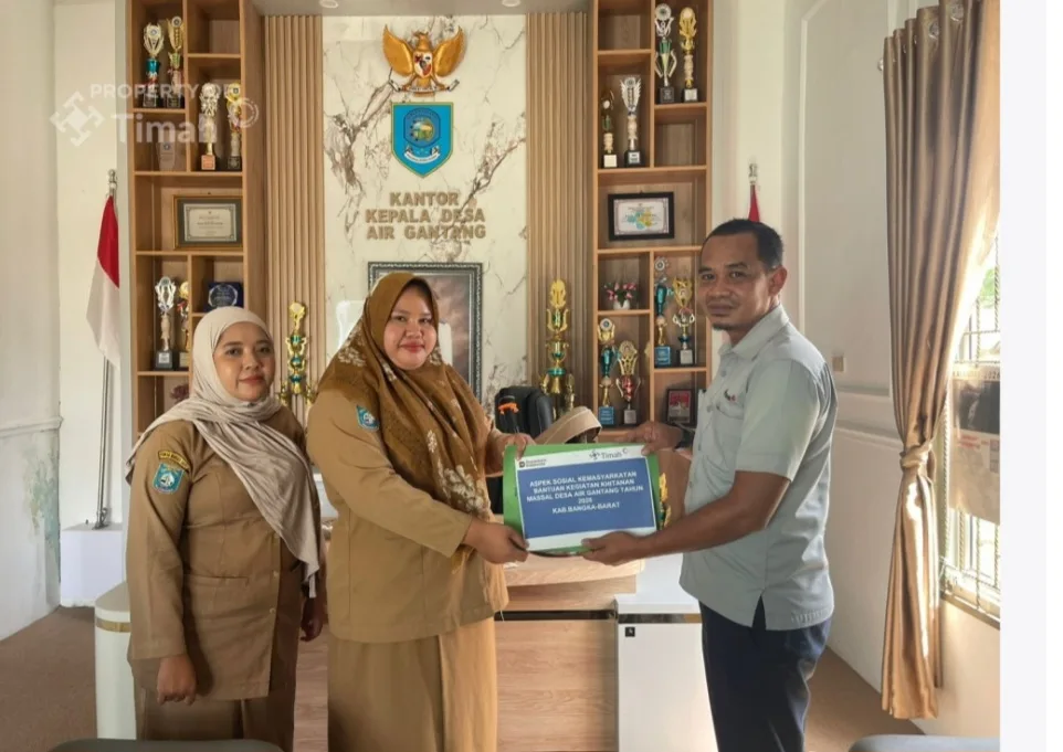 Khitanan Massal Jadi Tradisi Tahunan, PT TIMAH Dukung Kegiatan Sosial di Desa Air Gantang