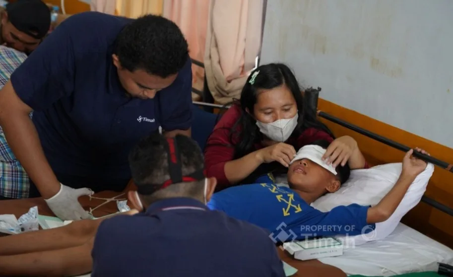 Khitanan Massal PT TIMAH Tbk Bawa Kebahagiaan bagi Keluarga di Belinyu