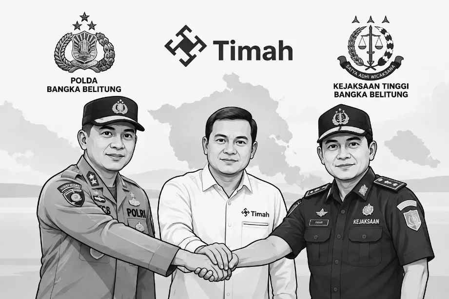 Perkuat Tata Kelola, PT TIMAH Lanjutkan Sinergi dengan POLDA dan KEJAKSAAN di Bangka Belitung