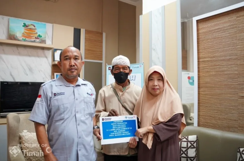 Enam Tahun Berjuang Melawan Sakit, PT TIMAH Bantu Biaya Pengobatan Jaimin