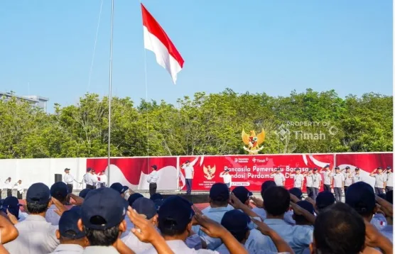 PT TIMAH  Peringati Hari Lahir Pancasila 2026 Gelar Upacara Serentak di Wilayah Operasional 