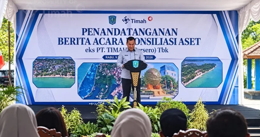 PT TIMAH Serahkan Aset Tanjung Pendam, Pemkab Belitung Siapkan Wajah Baru Kawasan Wisata
