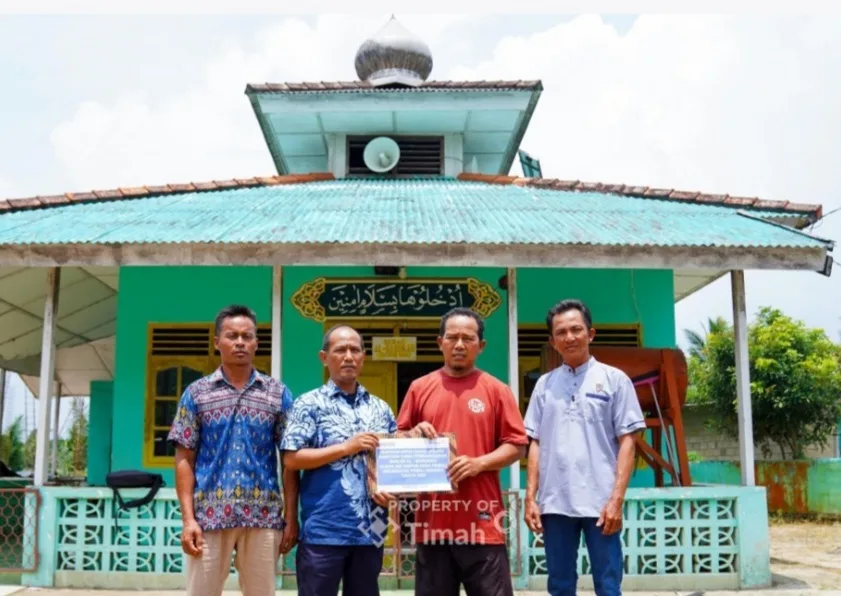 PT TIMAH Dukung 27 Rumah Ibadah di Wilayah Operasional, Perkuat Kenyamanan Beribadah Masyarakat
