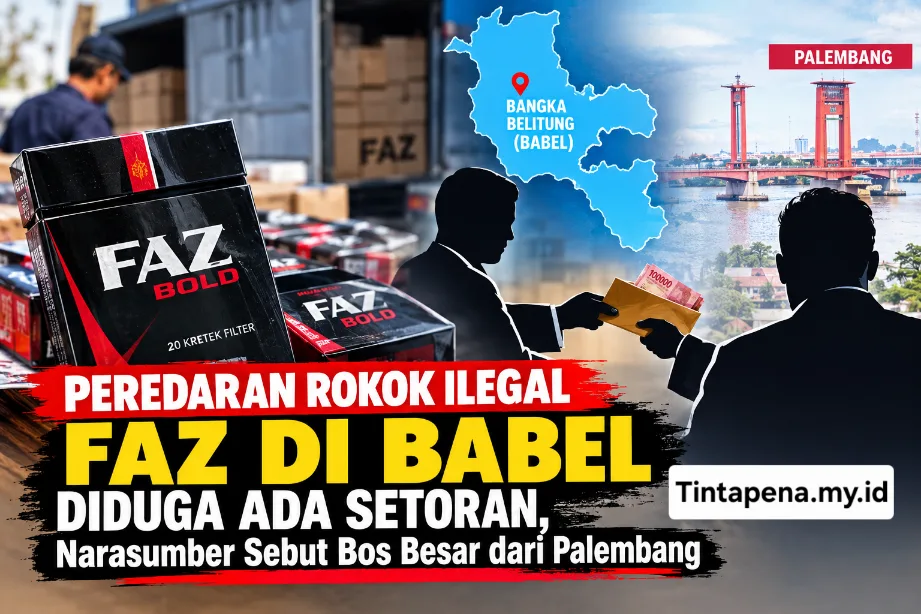 Peredaran Rokok Ilegal FAZ di Babel Diduga Ada Setoran, Narasumber Sebut Bos Besar dari Palembang 