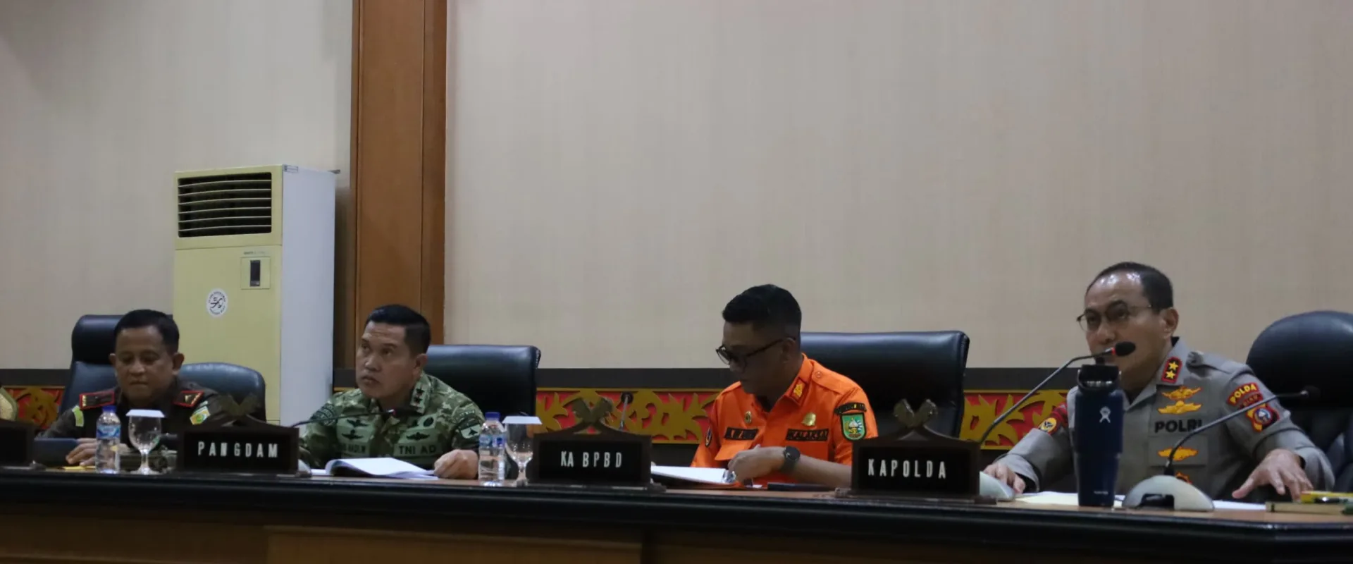 Kodam XIX/Tuanku Tambusai Bersama Forkopimda Riau Matangkan Langkah Cepat Hadapi Karhutla