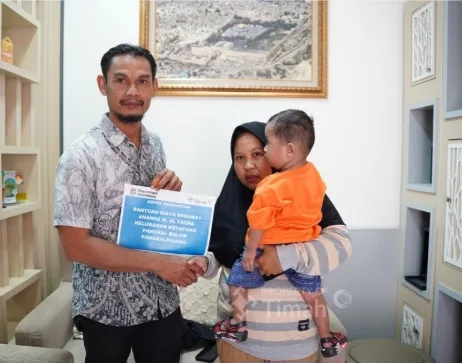 PT TIMAH: Bantuan Ringankan Biaya Pengobatan Bayi di Pangkalpinang