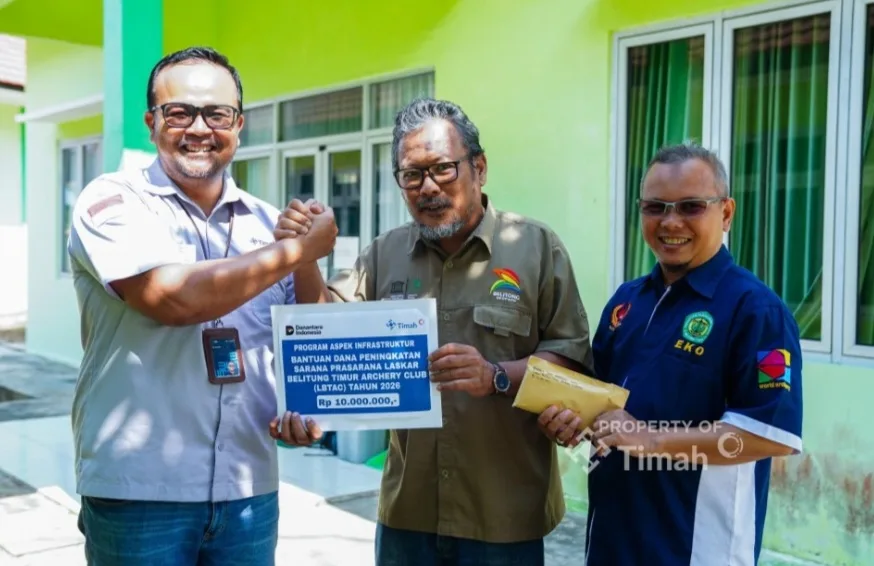 Dukung Prestasi Atlet Daerah, PT TIMAH Tingkatkan Sarana Latihan Atlet Panahan di Belitung Timur