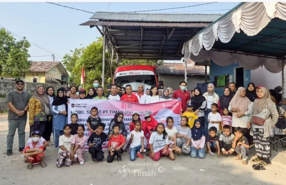PT TIMAH Hadirkan Pemeriksaan Kesehatan  Gratis untuk Warga Air Rayak Kabupaten Belitung