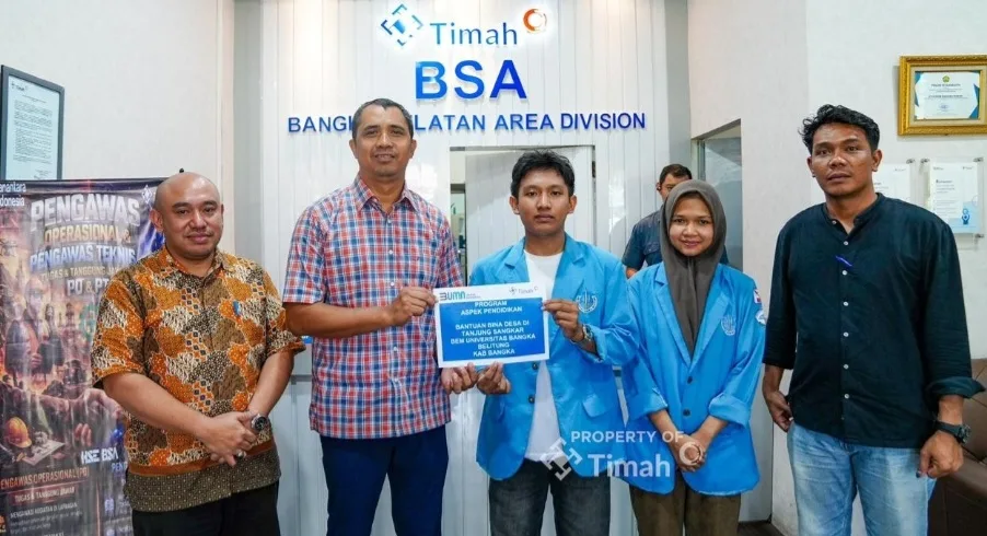 PT TIMAH Bersinergi dalam Bina Desa di Bangka Selatan